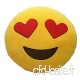 Coussin Oreiller Emoticône  Emoji Emoticône Smiley Jaune Ronde Oreiller Peluche Souple Gift 32*32CM - B075F5JDB1